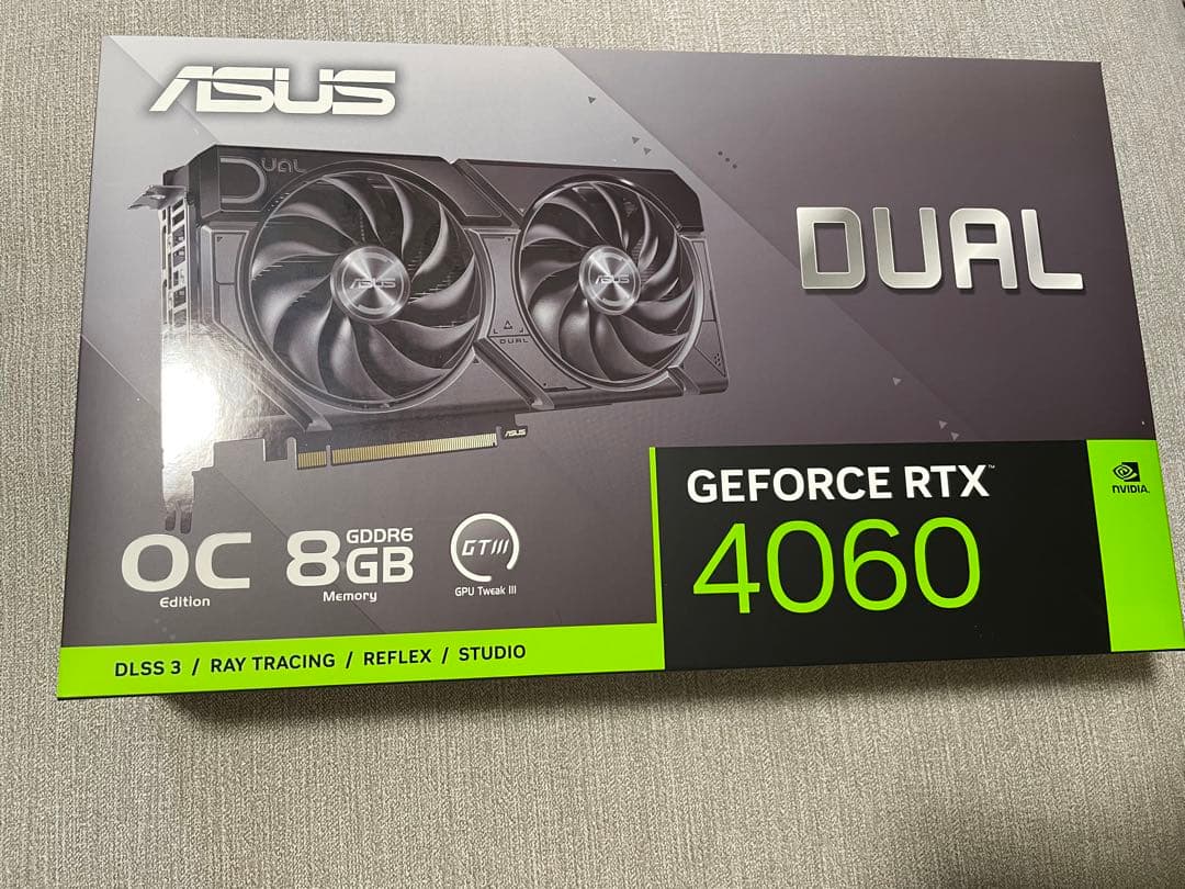 グラフィックボード・グラボ・ビデオカード ASUS GeForce RTX 4060 OC Edition 8GB
