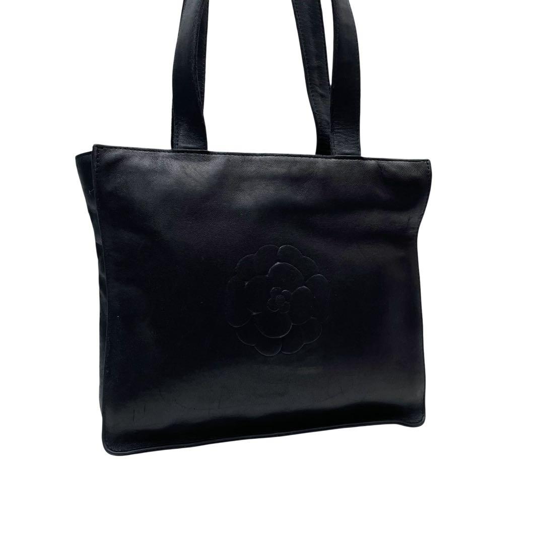 Moonチャン　　　　シャネル ラムスキン レザー ハンド バッグ