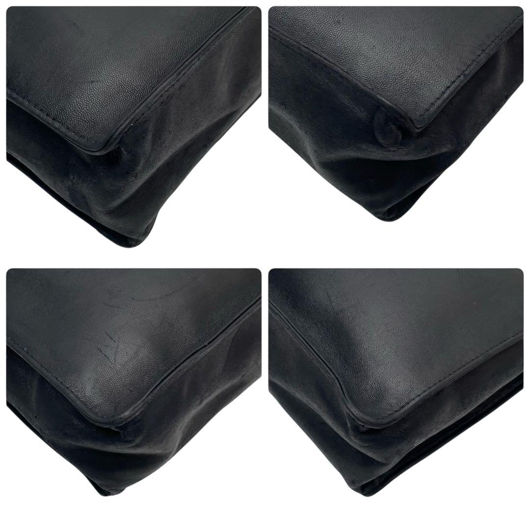 Moonチャン　　　　シャネル ラムスキン レザー ハンド バッグ