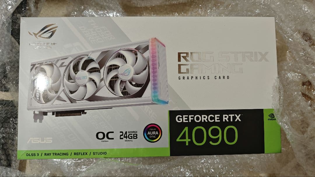 ROG STRIX GAMING RTX 4090 OC white白