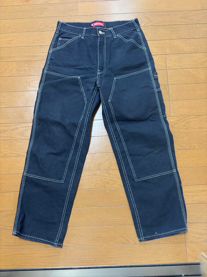 A*.様 Supreme ブラック ワークパンツ 30