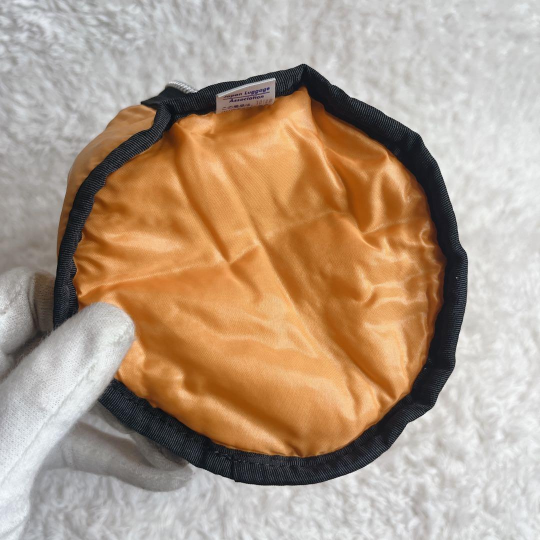 未使用級 ポーター タンカー ミニボストン ブラック ドラムバッグ 肩がけ 黒