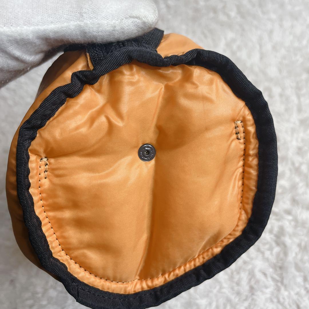 未使用級 ポーター タンカー ミニボストン ブラック ドラムバッグ 肩がけ 黒