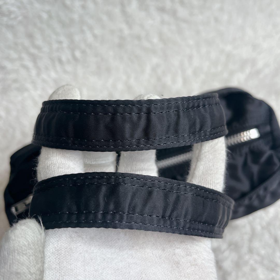 未使用級 ポーター タンカー ミニボストン ブラック ドラムバッグ 肩がけ 黒