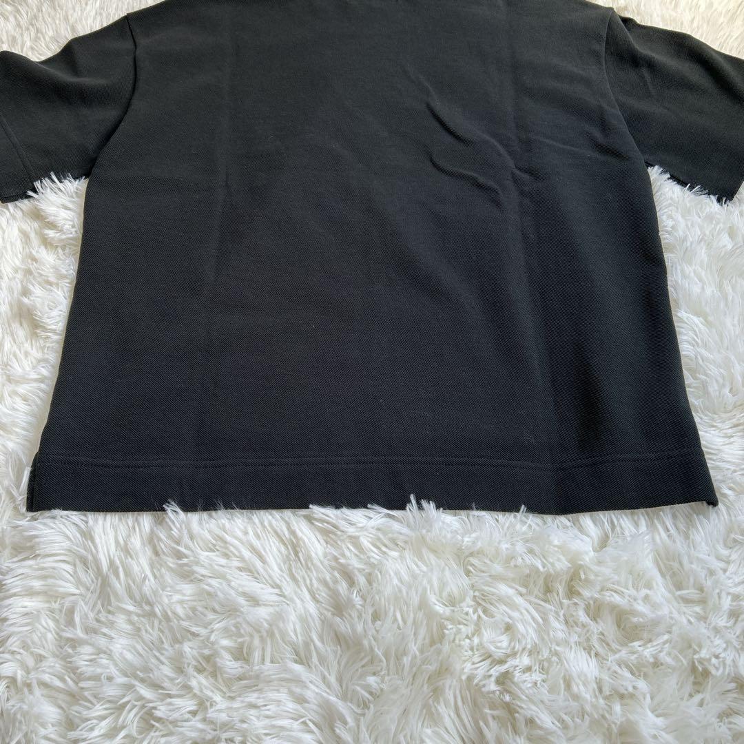 マーガレットハウエル オーガニックコットン ポロシャツ 24ss ブラック II