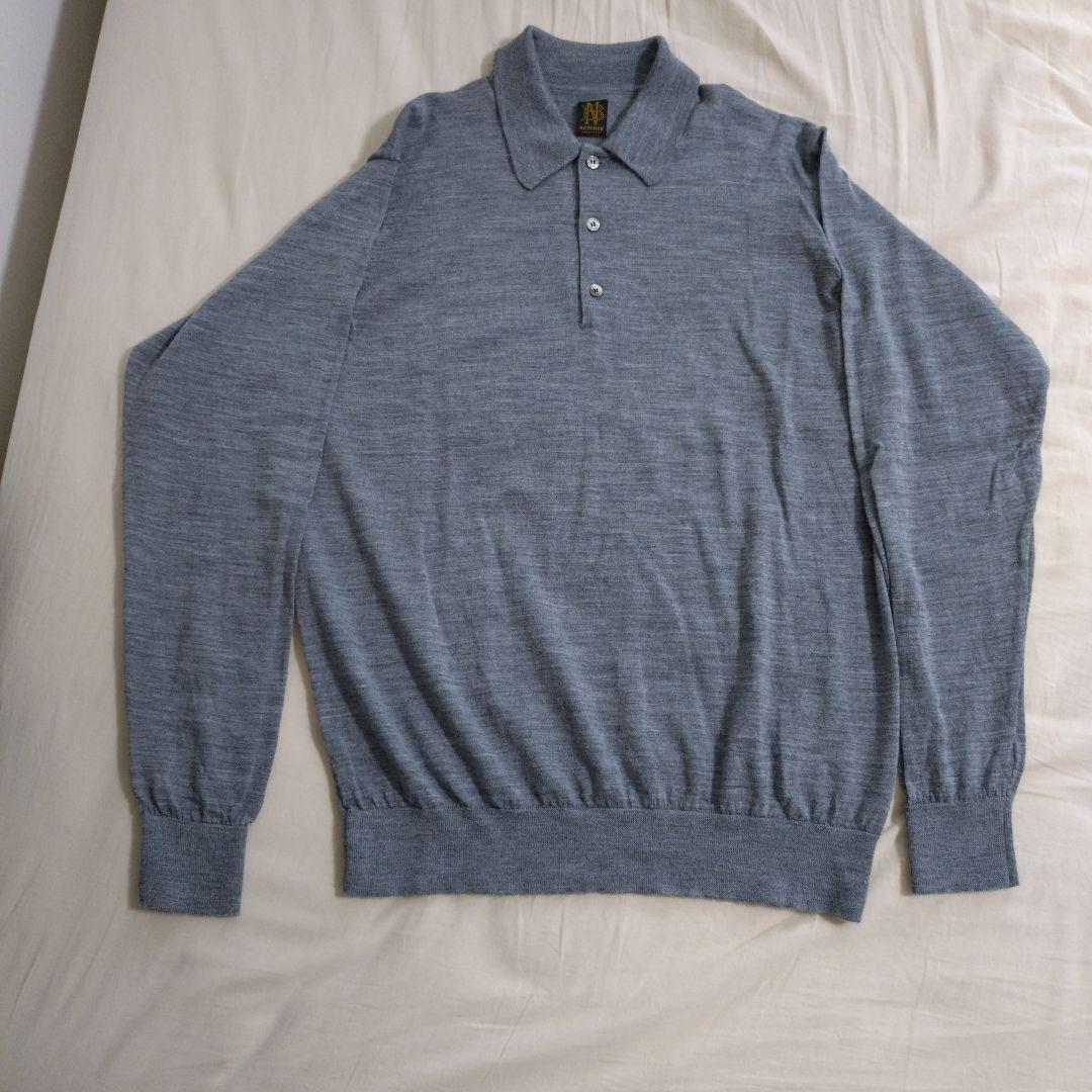 BATONER バトナー　ニットポロシャツ