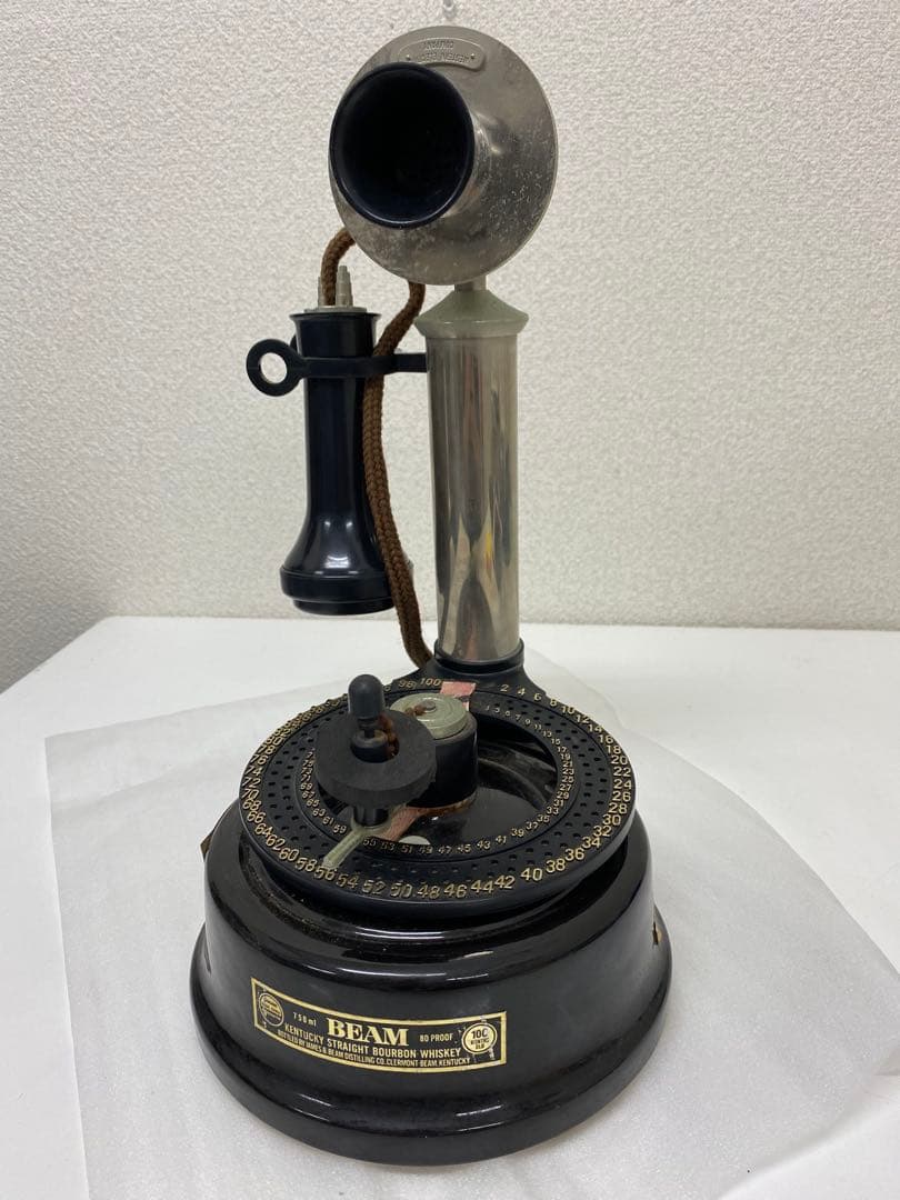 3-2689 ジム・ビームの「1904年式ダイヤル電話デキャンタ　ウィスキー
