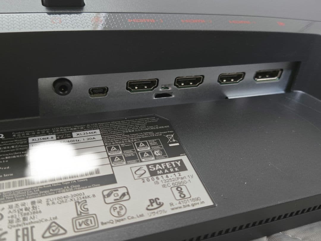 美品 BenQ XL2546K e-Sportsモニター 本体