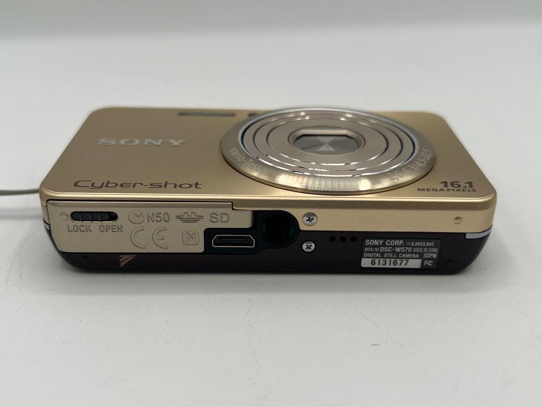 SONY サイバーショット 16.1 5x DSC-W570 ゴールド