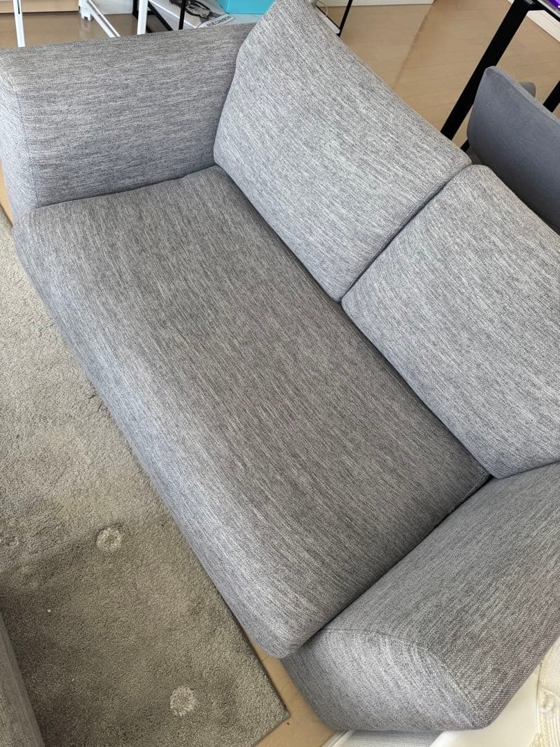 2人掛け布張りソファ（NポケットA3 DR-GY）ニトリ