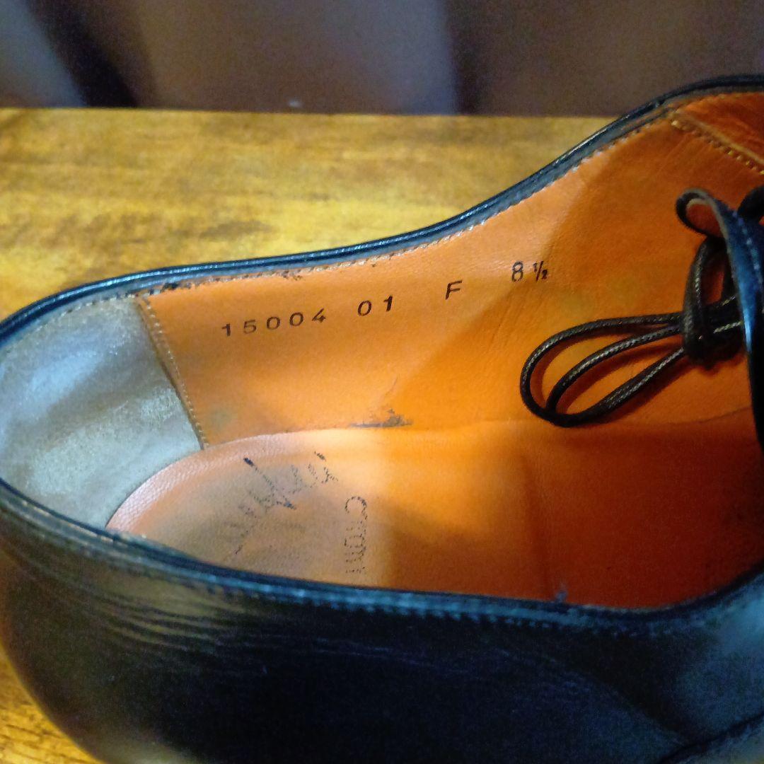 Santoni サントーニ ストレートチップ ブラック