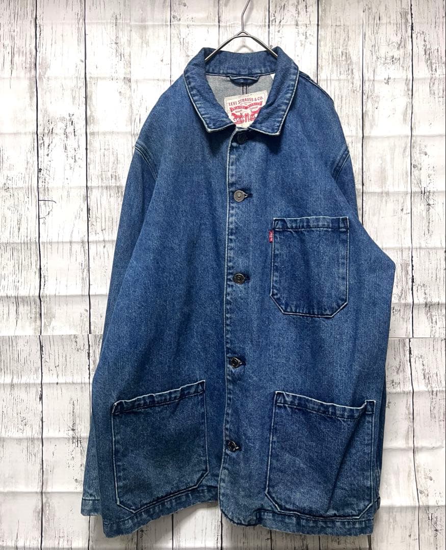 ☆美中古・良色☆リーバイス カバーオール サイズ：ＸＬ　ジージャン LEVI’S
