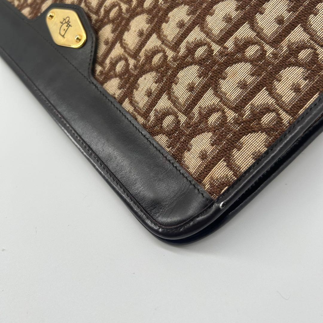 美品✨クリスチャンディオール トロッター ゴールド金具 クラッチバッグ