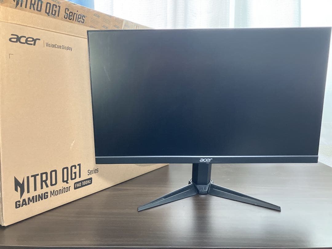 acer モニター qg221q