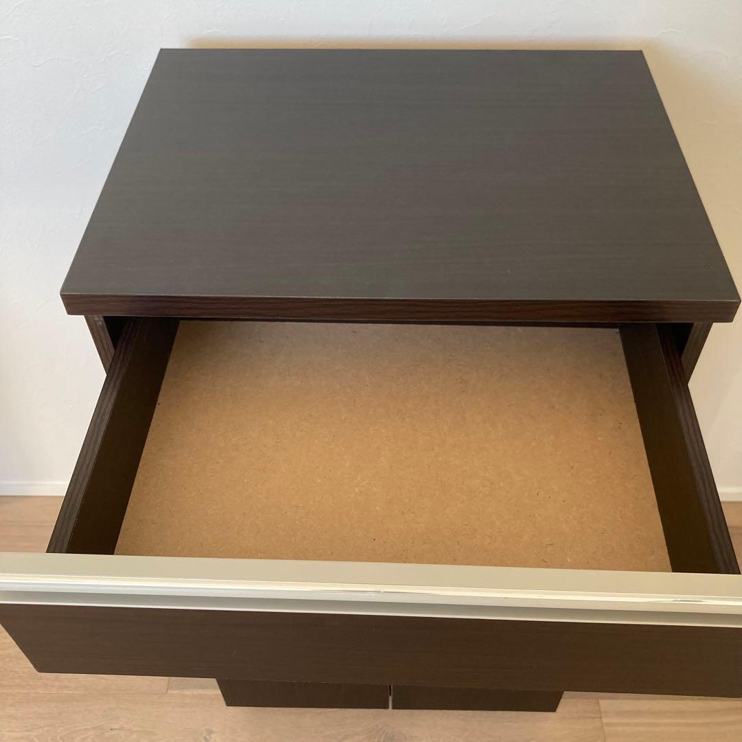 【値下げ/送料無料】ニトリ ゴミ箱 分別ペールカウンター ダークブラウン