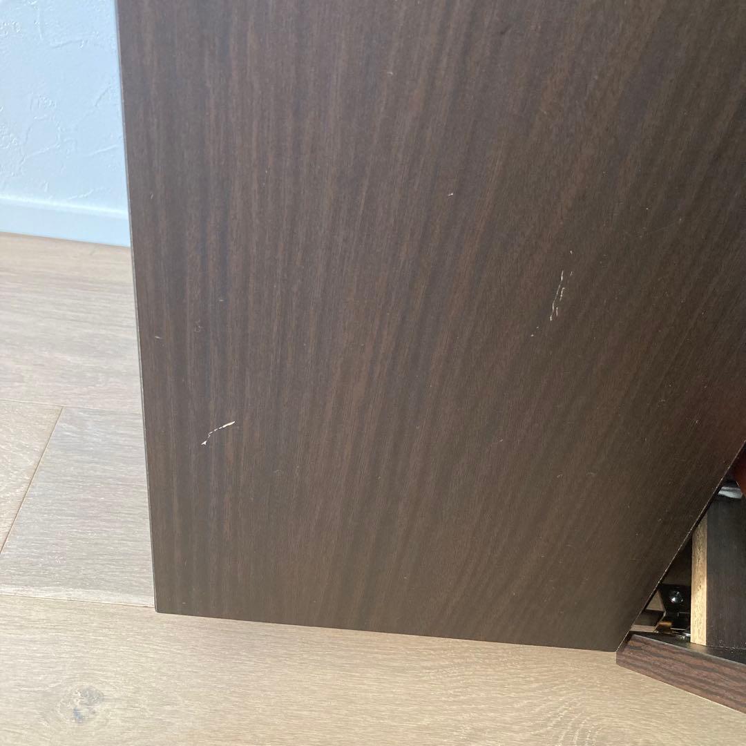 【値下げ/送料無料】ニトリ ゴミ箱 分別ペールカウンター ダークブラウン