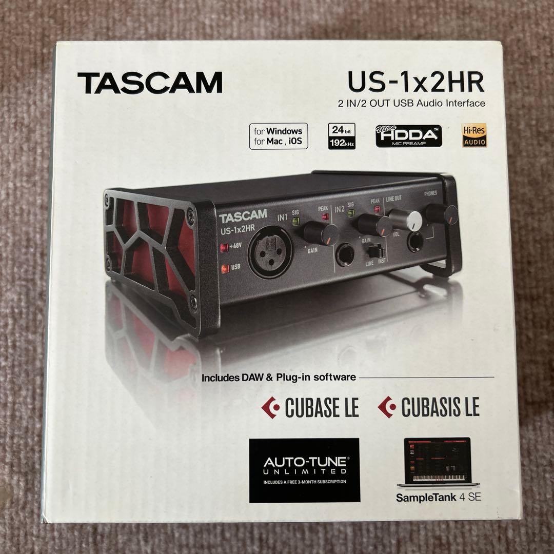 TASCAM US-1x2HR USBオーディオインターフェース