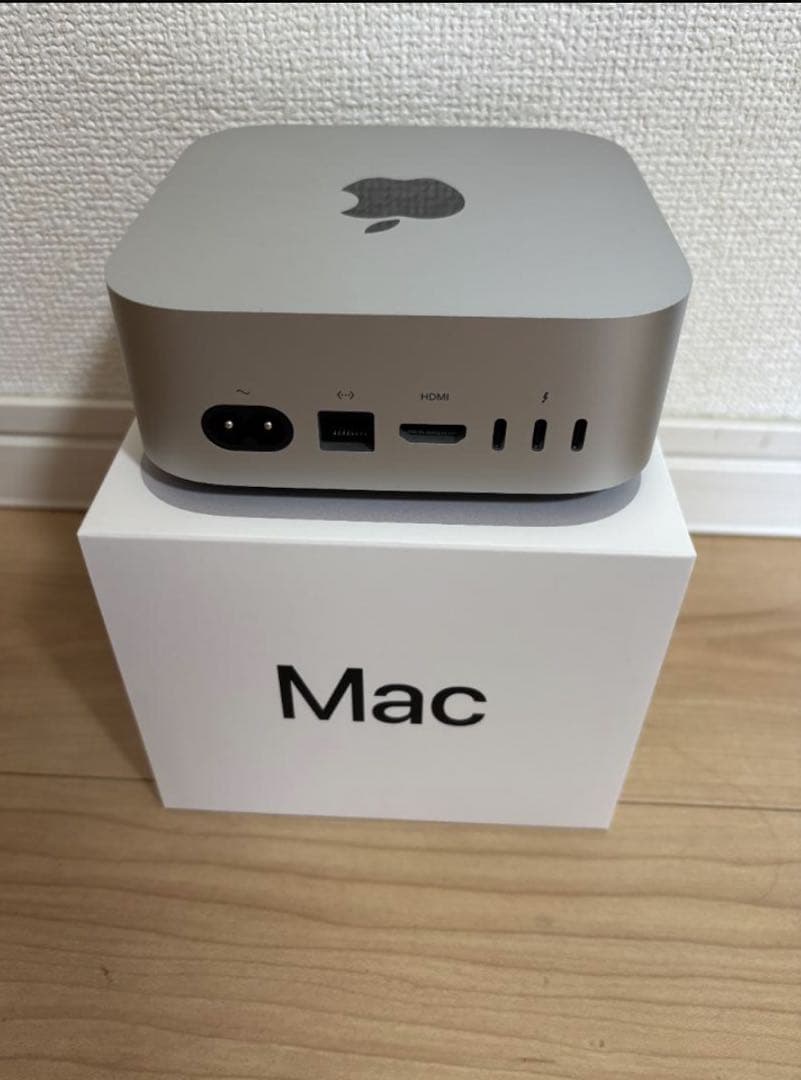 Mac mini M4 AppleIntelligence対応 最新モデル 美品