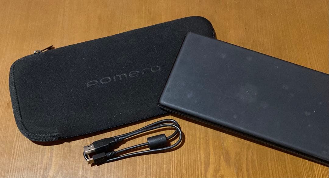 【廃盤】キングジムポメラDM100★KING JIM　pomera　専用ケース付