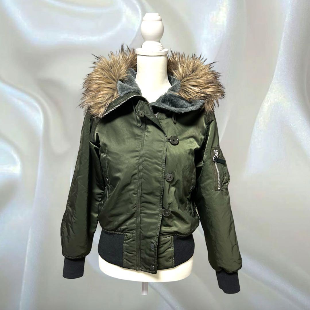 GAP n2b y2k fairygrunge モッズコート ミリタリー ファー