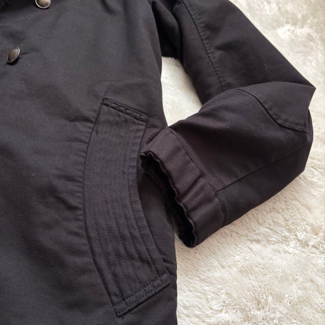 TSUMORI CHISATO ツモリチサト フードモッズコート ファー ボア