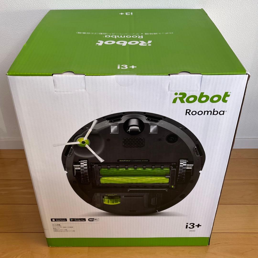 【新品】ルンバ i Robot i3+ ロボット掃除機クリーンベース