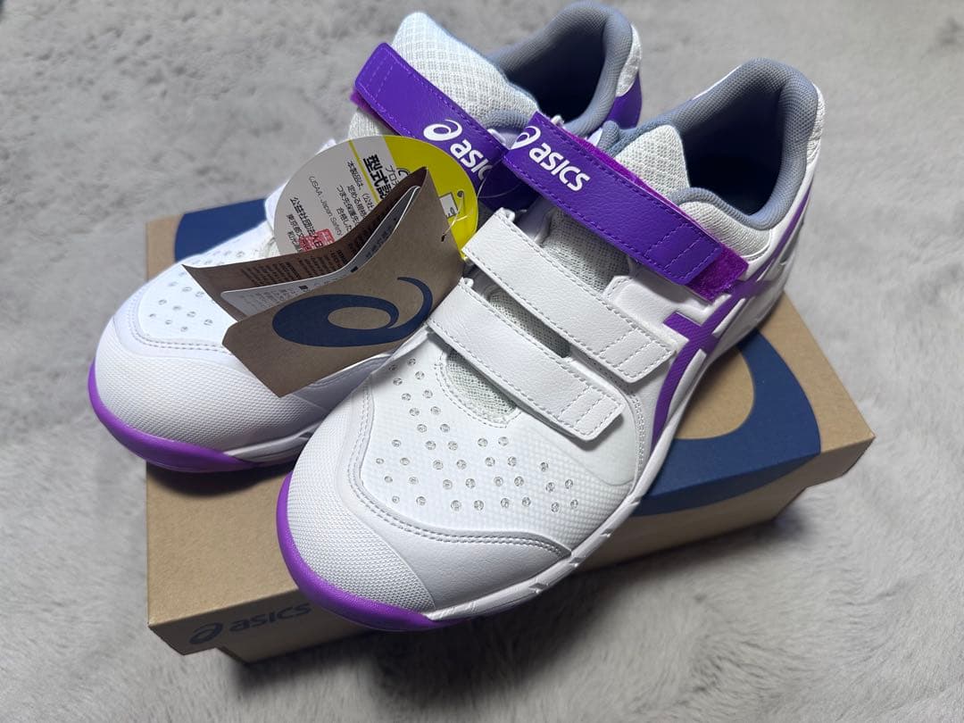 【新品】asics WINJOB CP112 LC ホワイト×パープル 26.0