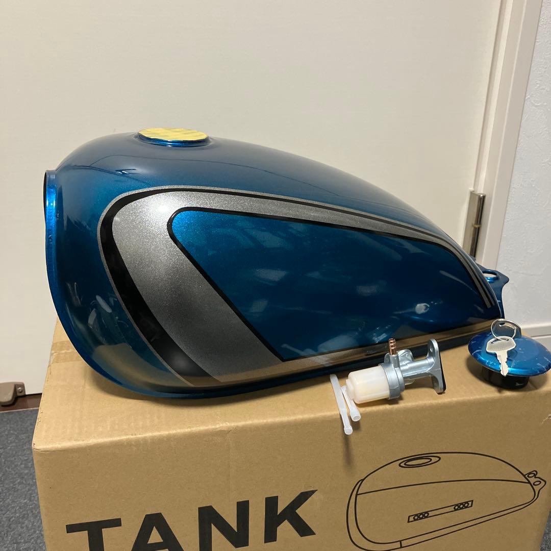gt380仕様 キャンディブルー GN125H GN125 2F用タンク