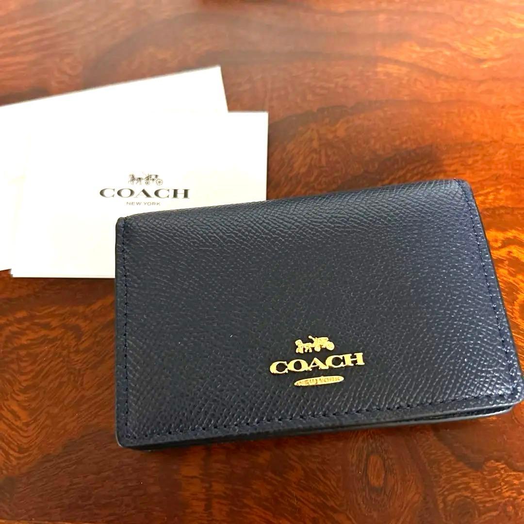 新品未使用！COACH 名刺入れ