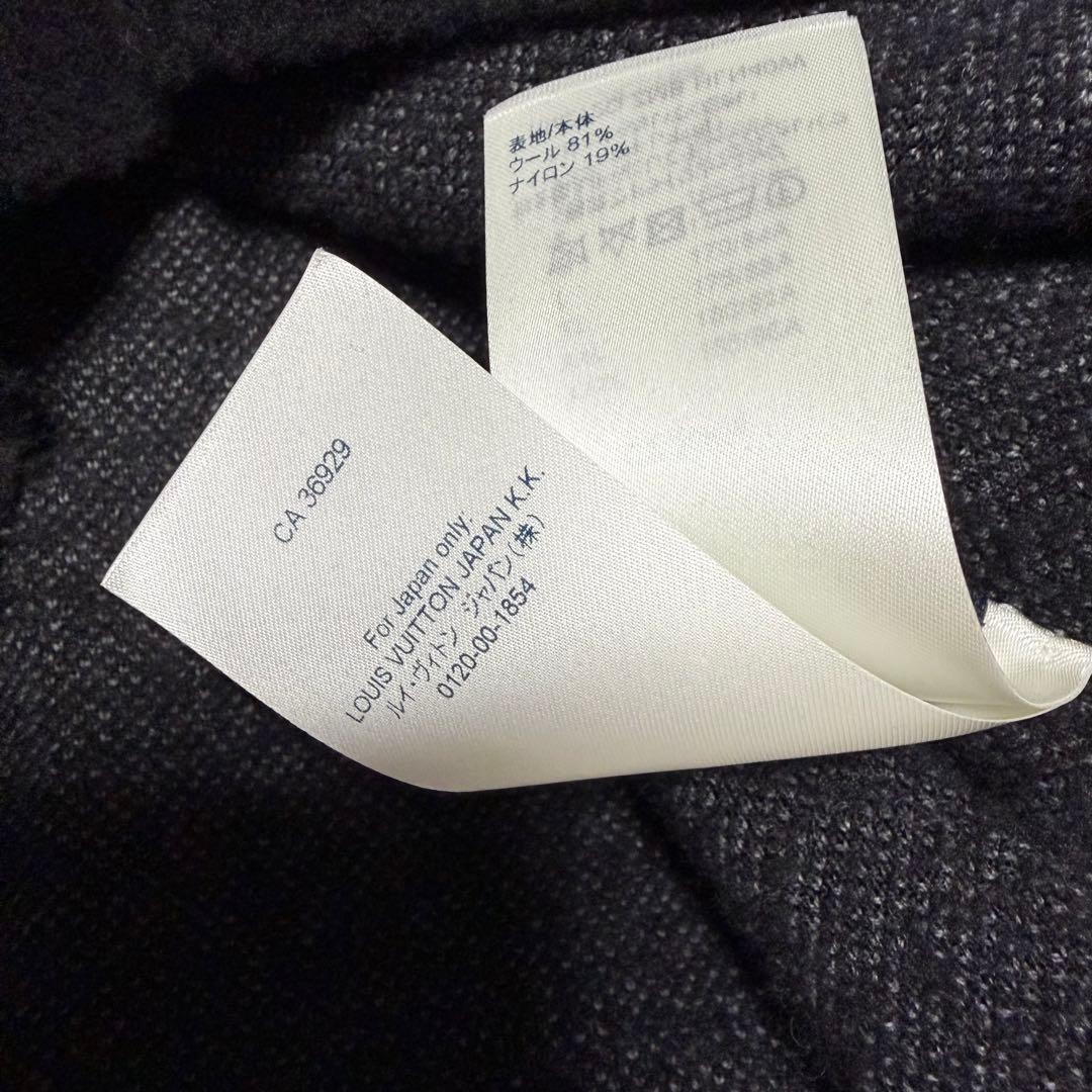 【超美品】LOUIS VUITTON ブラックニットセーター ディストレスト