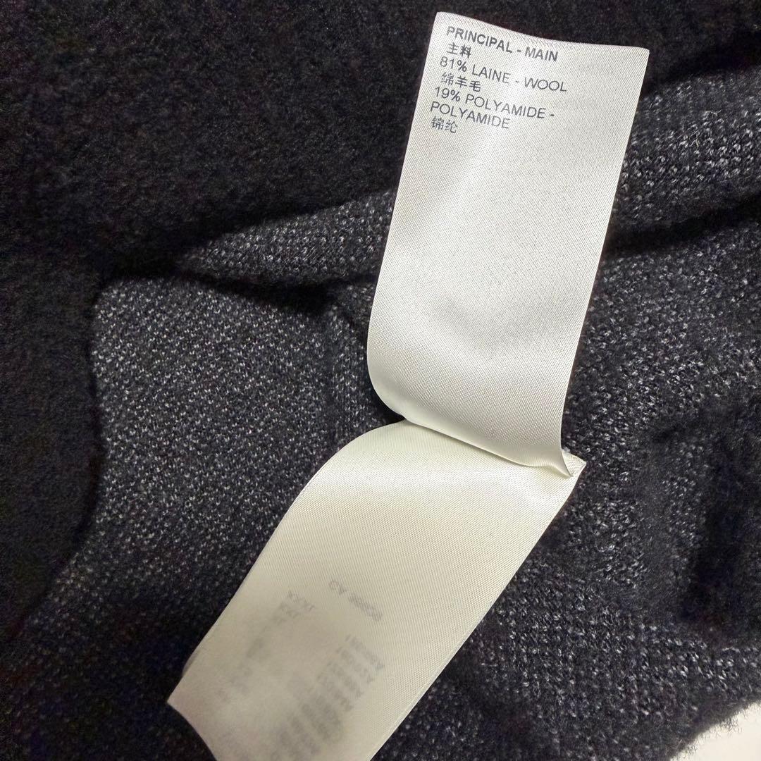 【超美品】LOUIS VUITTON ブラックニットセーター ディストレスト