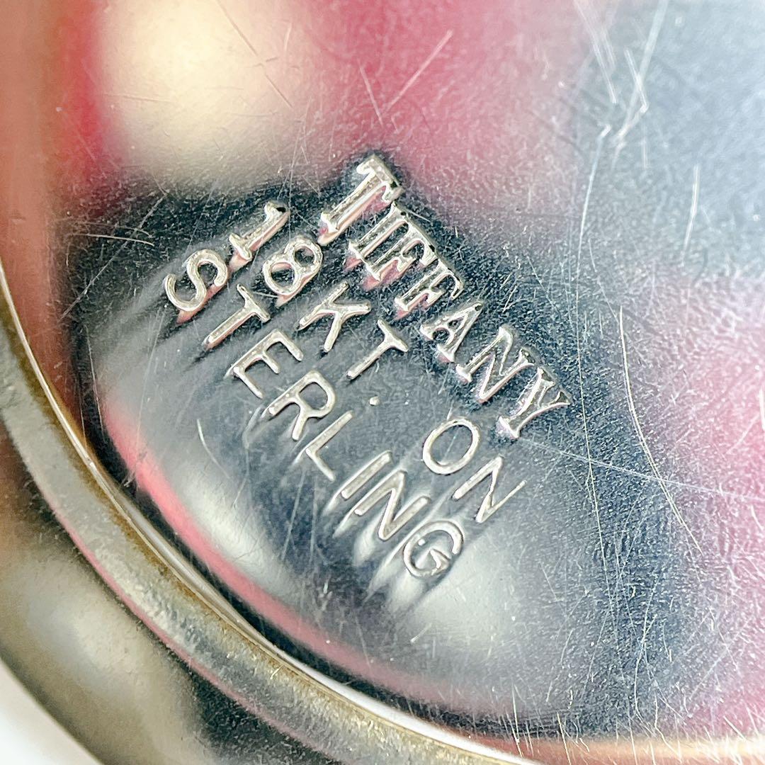 ティファニー　旧ロゴ　　ネックレス　コンビ 925 18K