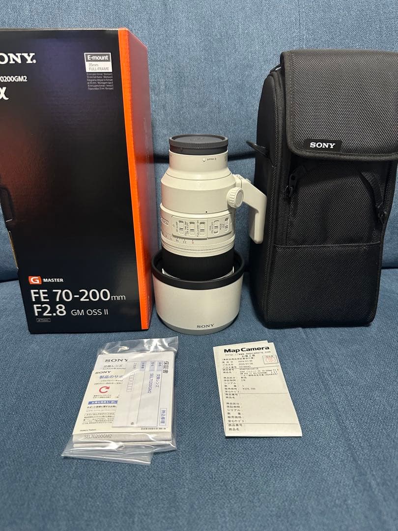 SONY FE 70-200mm F2.8 GM OSS II GM2 使用2回