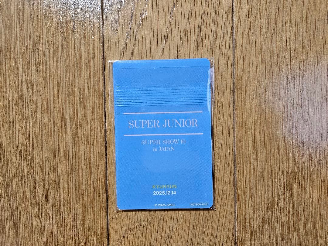 SUPER JUNIOR SS10 プレミアムシート 14日トレカ 銀テ5本付