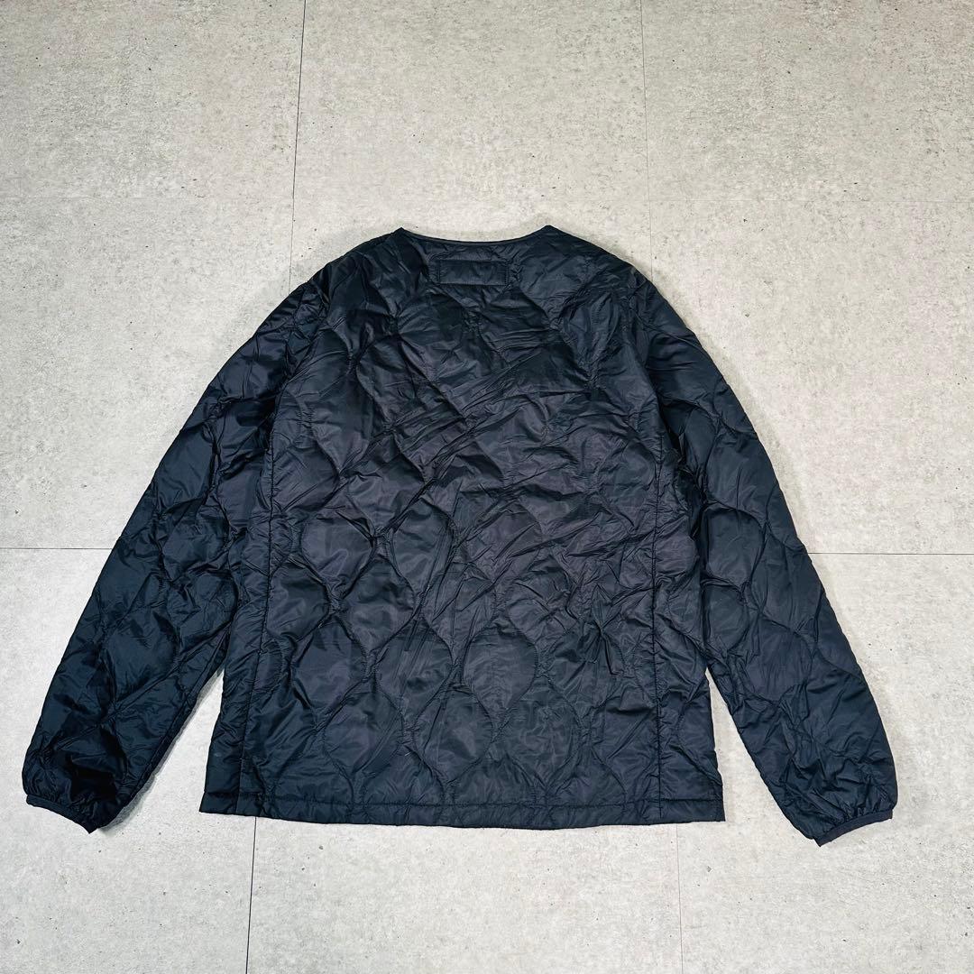 NANGA ナンガ 焚火キルトダウンカーディガン インナーダウンジャケット 黒