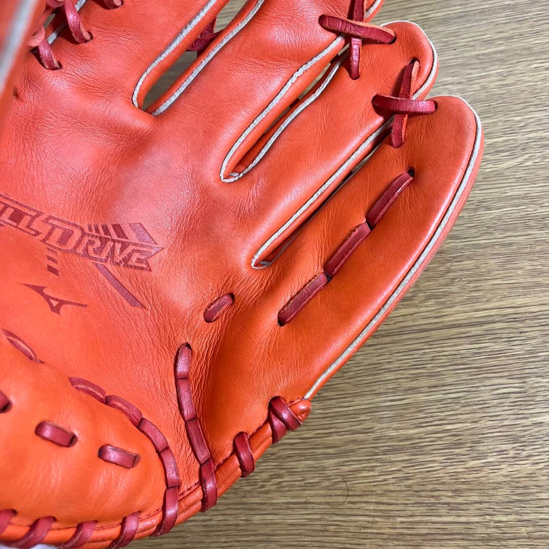 ミズノ WILD DRIVE 一般軟式 グローブ グラブ オレンジ 外野用 美品