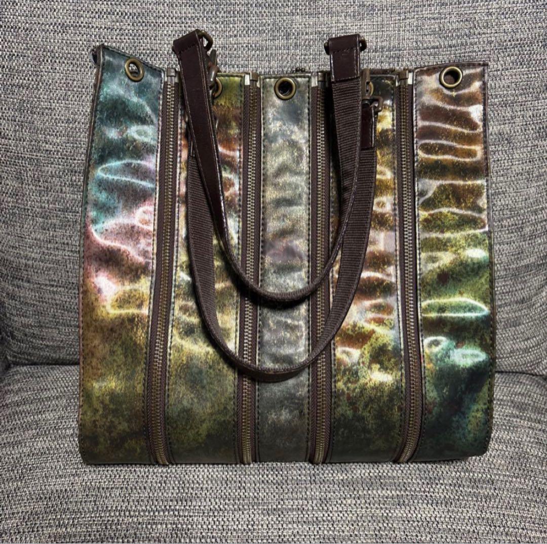 【廃盤レア】ジャンポールゴルチェ Vサイバー 玉虫 バッグ 3点セット