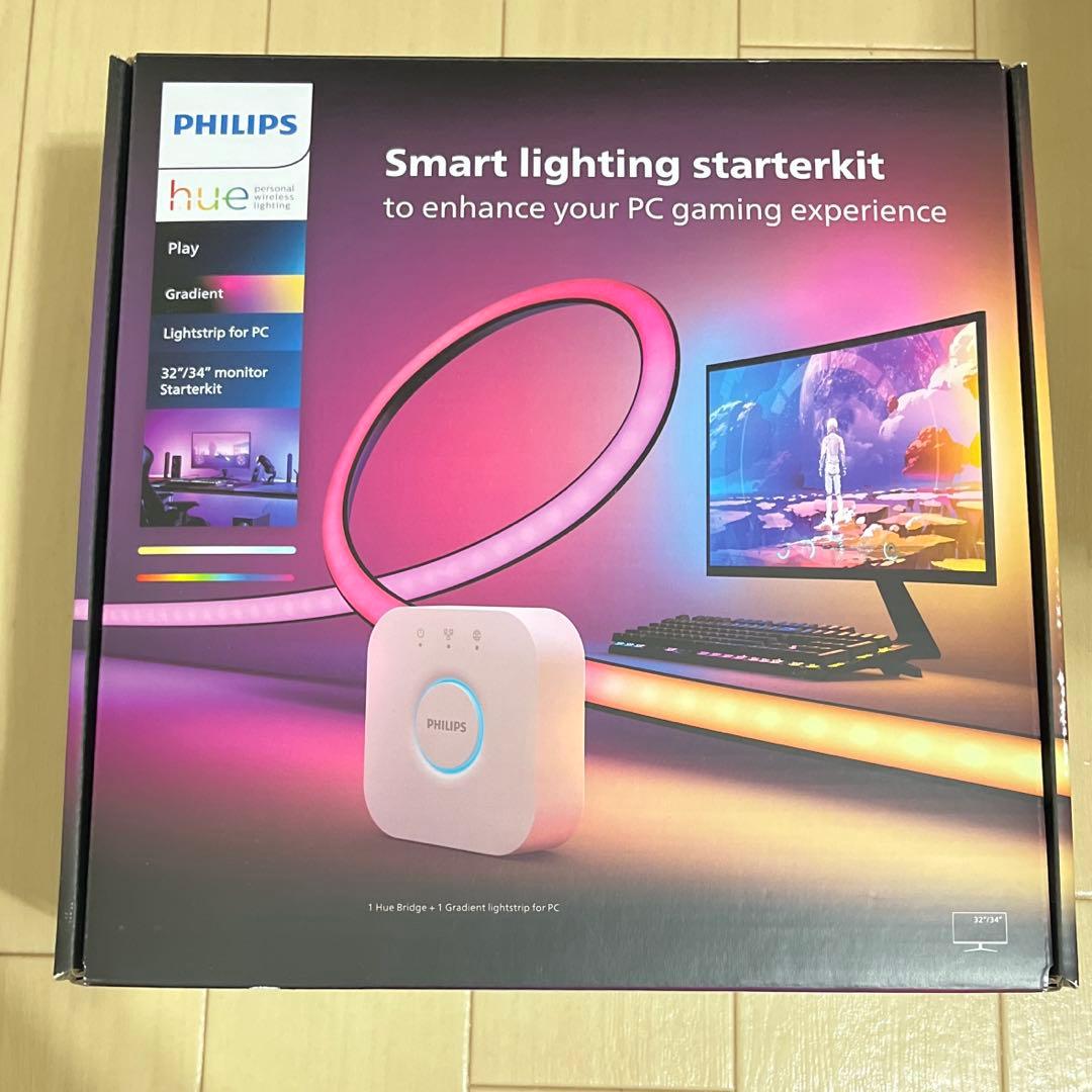 Philips Hue LEDテープライト PCライトリボン 32-34インチ