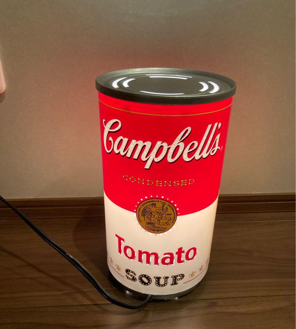 Campbell’s soup キャンベル condensed ランプ