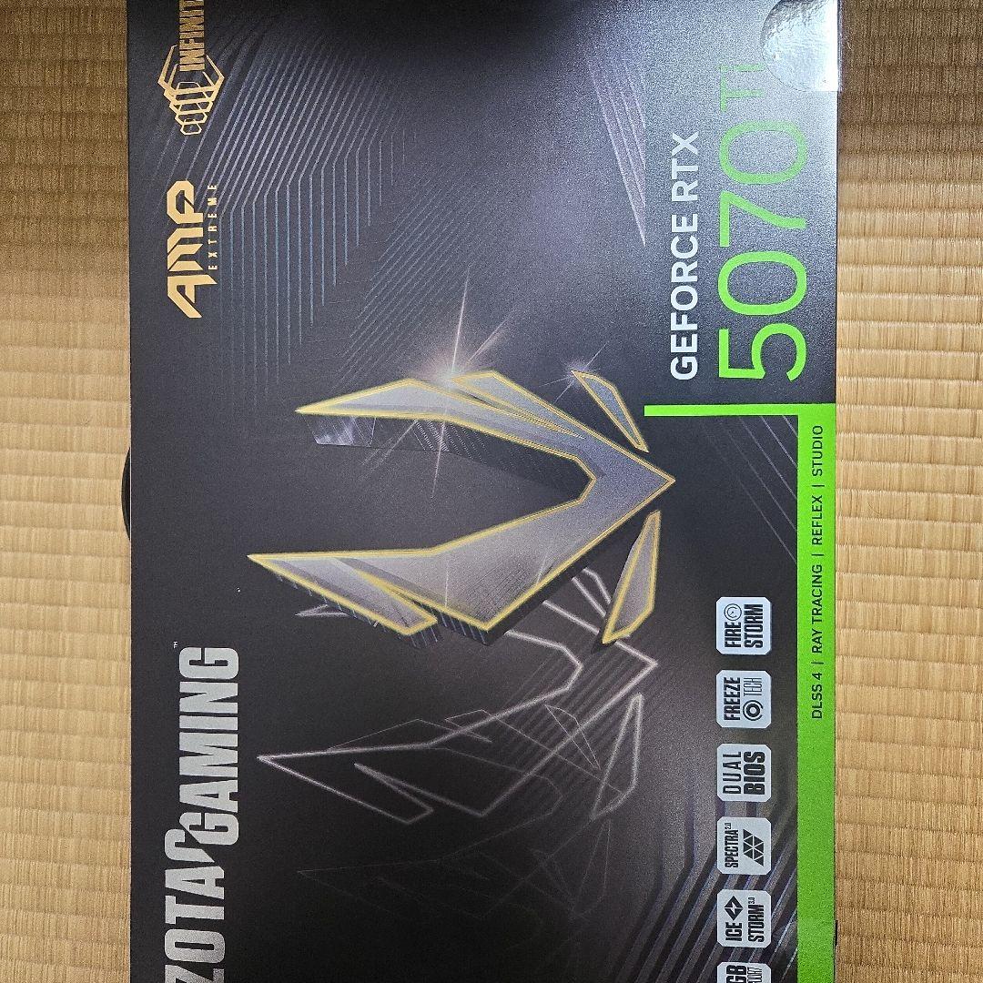グラフィックボード・グラボ・ビデオカード ZOTAC GeForce RTX 5070 Ti
