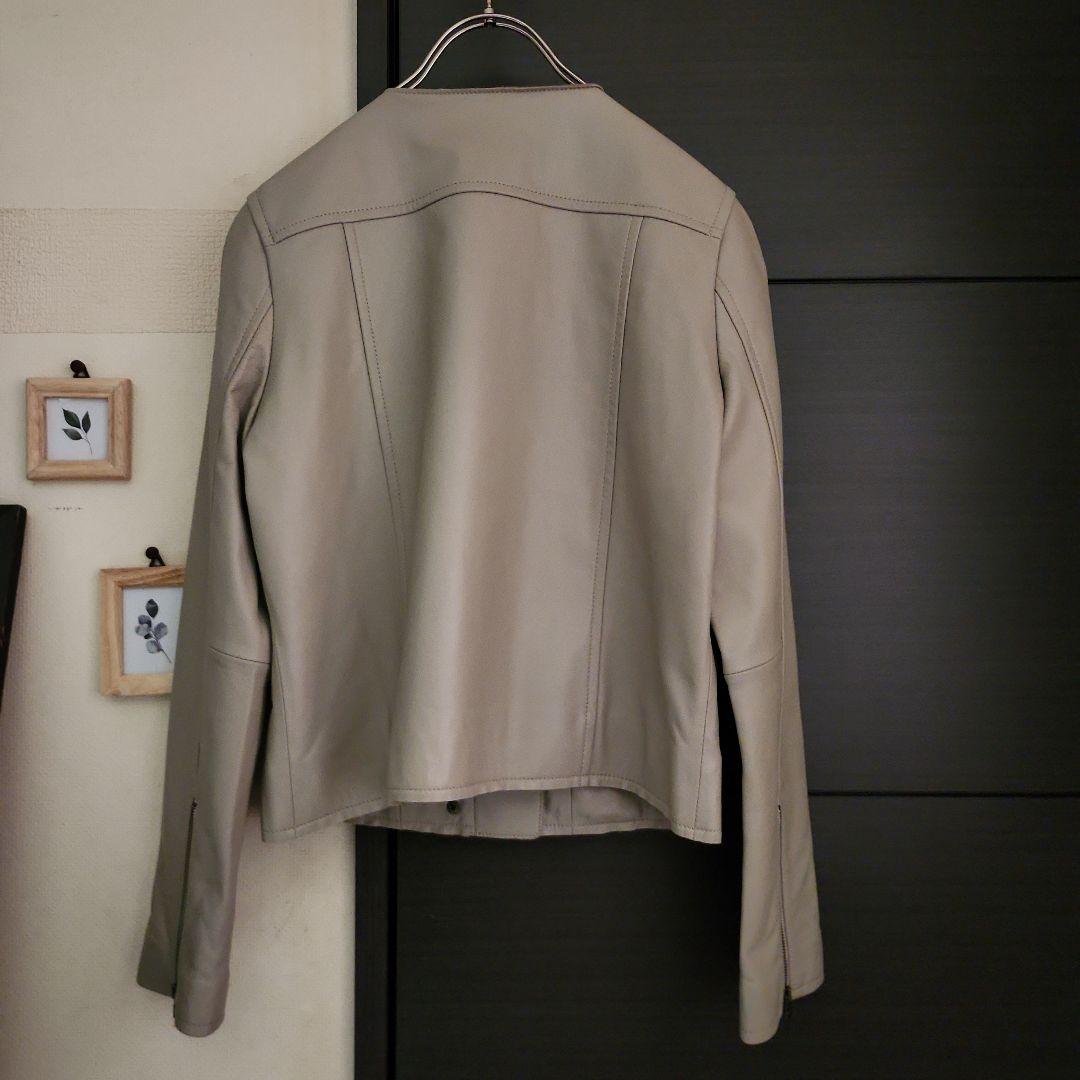 n*o様 a1 美品 もりのがっこう 羊革 レザー ジャケット M