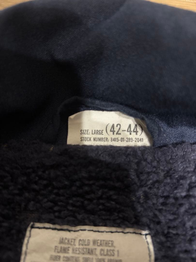 90'S アメリカ軍 US NAVY \"A-2\" アラミド デッキジャケット