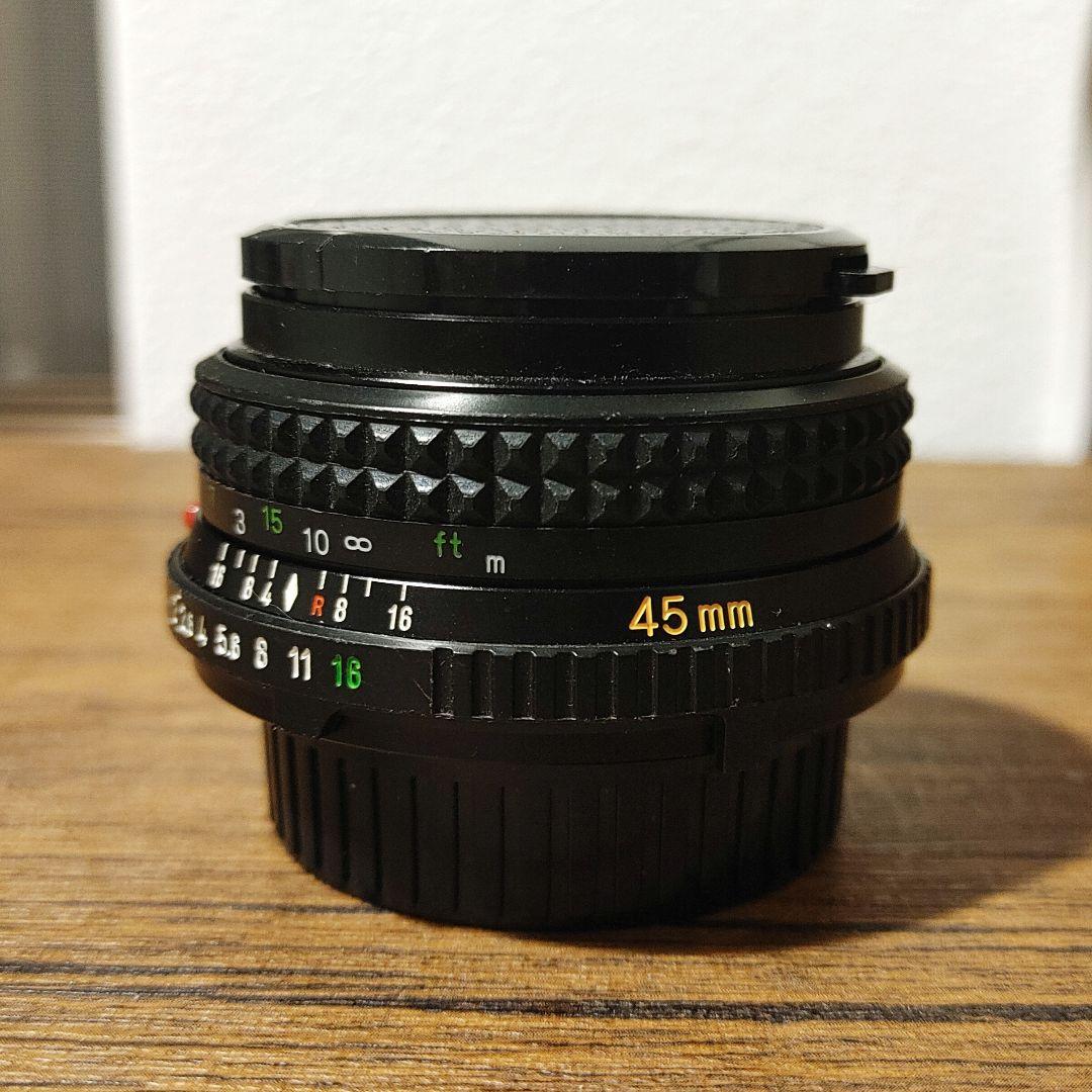 MINOLTA MD ROKKOR 45mm f/2 レンズ