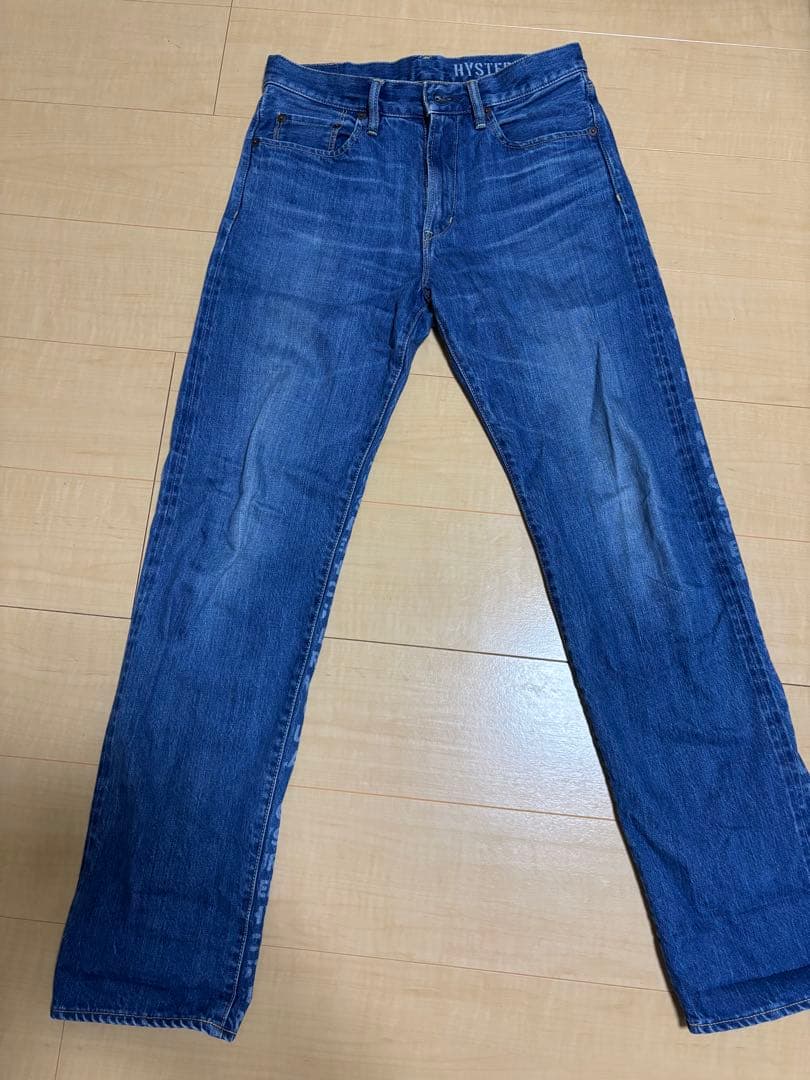 HYSTERIC GLAMOUR ロゴプリント デニム W30