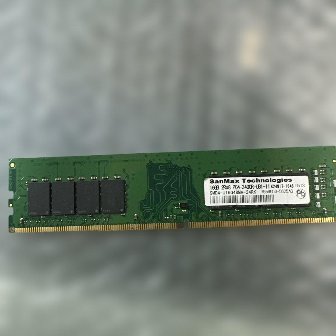 27. DDR4 16GB 16GB*1 DDR4 2400MHzメモリ