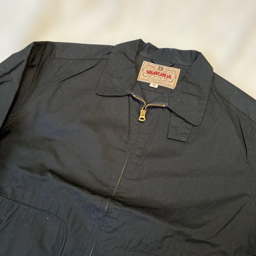 SUGAR CANE コットン スポーツ ジャケットSC15293 ネイビー40