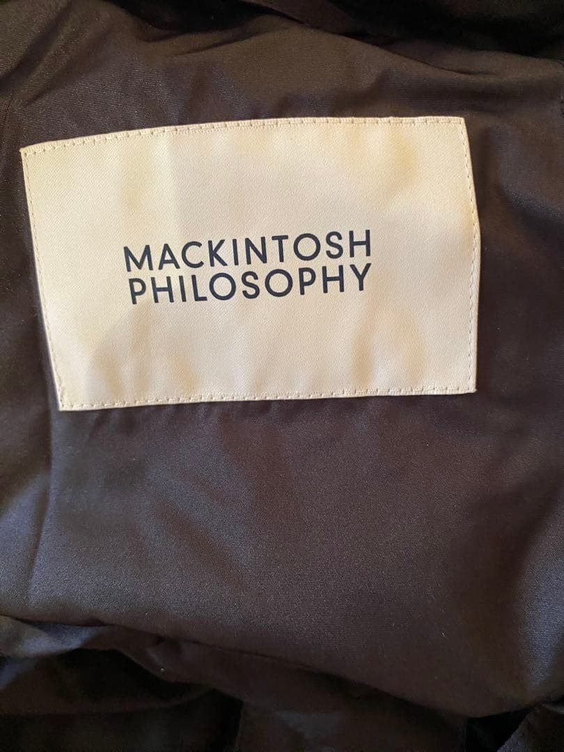 マッキントッシュフィロソフィー　ポケッタブルレインステンカラーコート