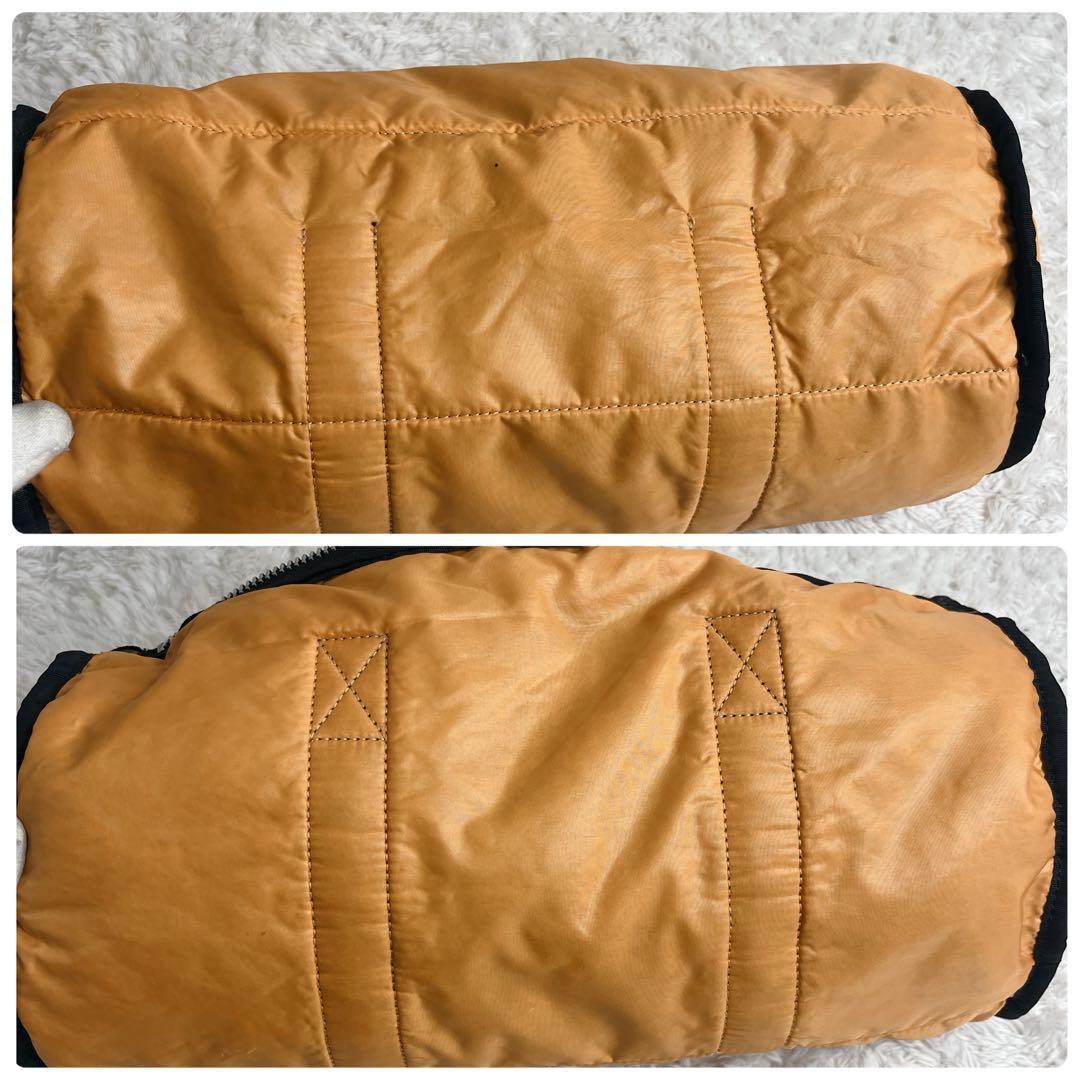 未使用級 ポーター タンカー ミニボストン ブラック ダッフルバッグ 肩がけ