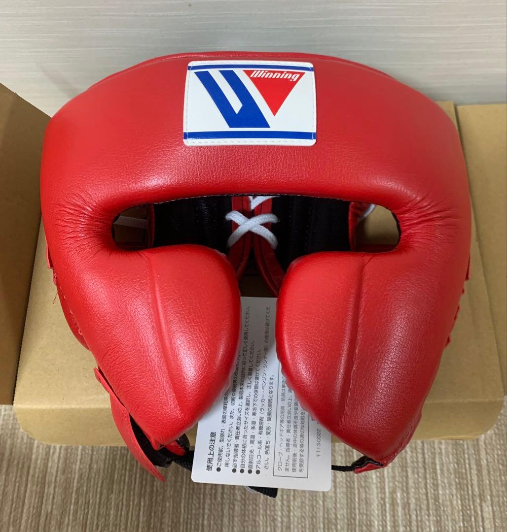 Winning ヘッドギア レッド 未使用