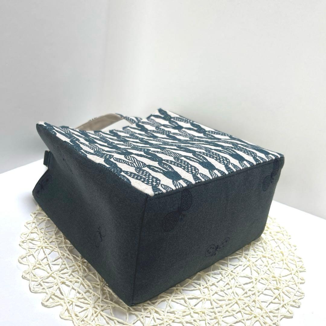 《感謝価格》ミナペルホネン　縦長スクエアトート　ハンドメイド